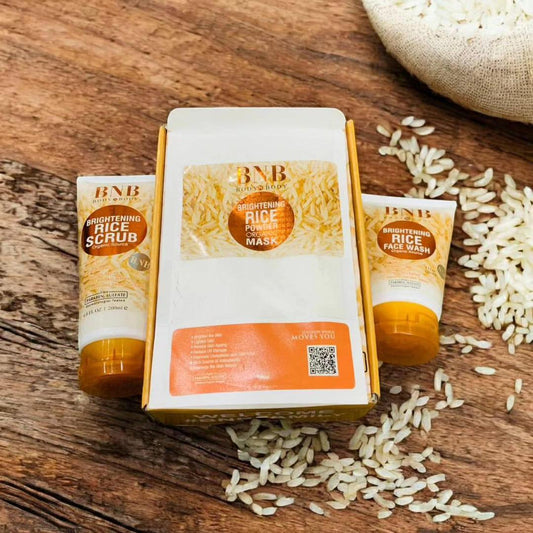 BNB Brightening Rice Facial Kit for All Skin Types