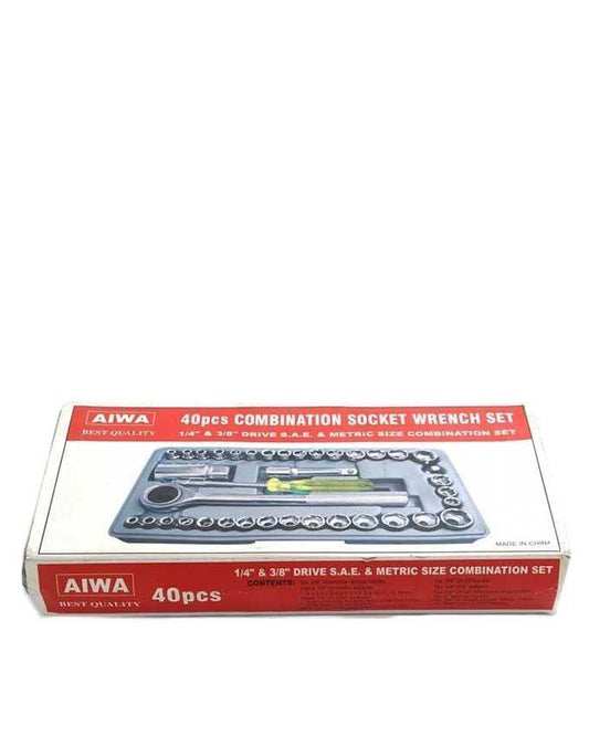 40 Pcs Aluminium Portable Tool Kit Set